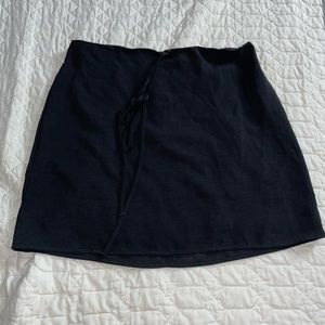 Black skirt.